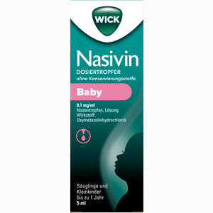 Wick Nasivin Dosiertropfer Ok Baby 0. 1 Mg/Ml 5 ml - ab 3,49 €