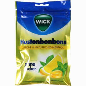 Wick Zitrone & Natürliches Menthol Oz Beutel Bonbon 72 g - ab 1,31 €