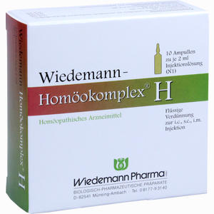 Wiedemann Homöokomplex H 10 x 2 ml - ab 0,00 €