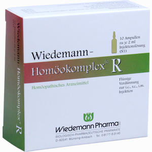 Wiedemann Homöokomplex R 10 x 2 ml - ab 0,00 &euro;