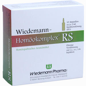 Wiedemann Homöokomplex Rs 10 x 2 ml - ab 0,00 &euro;