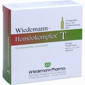 Wiedemann Homöokomplex T 10 x 2 ml - ab 0,00 &euro;