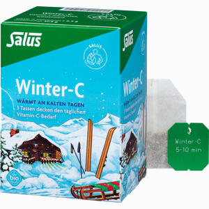 Winter- C Vitamin- C- Früchtetee mit Natürlichem Aroma Salus Filterbeutel 15 Stück - ab 2,96 €