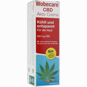 Wobecare Cbd Aktiv Creme  100 ml Wobecare Cbd Aktiv Creme  100 ml