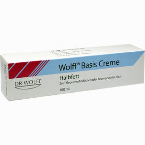 Wolff Basis Creme Halbfett  100 ml - ab 16,44 €