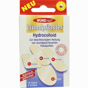 Wundpflaster Hydrocolloid 4 Größen  10 Stück - ab 1,74 €