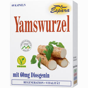 Yamswurzel Kapseln  60 Stück - ab 15,98 €