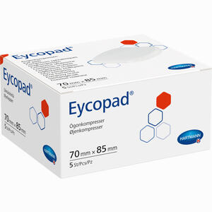 Ycopad Augenkompressen 70x85 Unsteril  5 Stück - ab 8,39 €