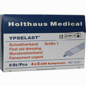 Ypselast 4x5cm Schnellverband  5 Stück - ab 0,00 &euro;