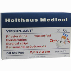 Ypsilast Pflasterstrips 2,5 X 7,2cm  50 Stück - ab 3,73 €