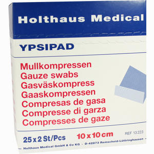 Ypsipad Mullkompressen Steril 10 X 10cm  25 x 2 Stück - ab 4,29 €
