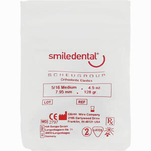 Zahnspangengummis Naturf. 5/16 Med 7. 95mm Latex 100 Stück - ab 4,91 €