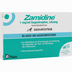 Zamidine 1 Mg/Ml Augentropfen Lösung 10 x 0.6 ml - ab 9,71 €