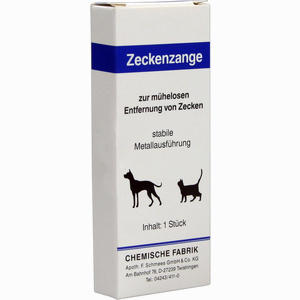 Zeckenzange Aus Metall 1 Stück - ab 3,25 €