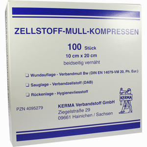 Zellstoff Mull Kom10x20uns  100 Stück - ab 13,92 €