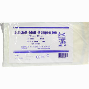 Zellstoff Mullkompressen 10cmx20cm Steril  5 x 2 Stück - ab 8,00 €