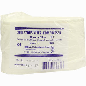 Zellstoff Vlies- Kompressen 10cmx10m Gerollt  1 Stück - ab 7,36 €