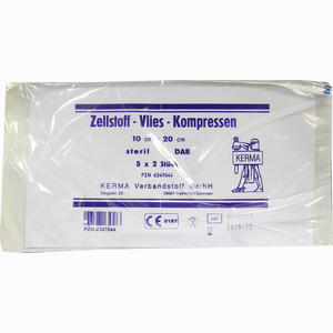 Zellstoff Vlies- Kompressen 10cmx20cm Steril  5 x 2 Stück - ab 6,19 €