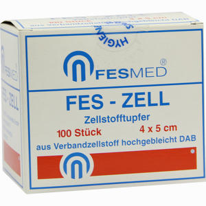 Zellstofftup Fes Zell 4x5 100 Stück - ab 2,15 €