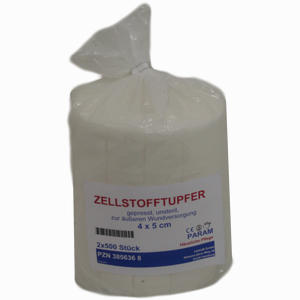 Zellstofftupfer 4x5 1000 Stück - ab 4,35 €