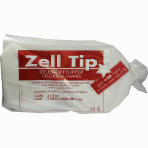Zellstofftupfer 4x5cm  2 x 500 Stück - ab 4,66 €