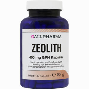 Zeolith 400mg Gph Kapseln  180 Stück - ab 39,00 &euro;