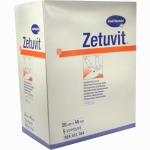Zetuvit Saugkompr St 20x40 Kompressen 5 Stück - ab 9,95 €