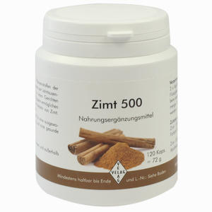 Zimt 500 Kapseln 120 Stück - ab 5,18 €