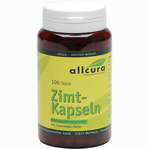 Zimt Kapseln  100 Stück - ab 8,90 €