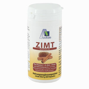 Zimtkapseln 500mg+vit C+e  60 Stück - ab 6,93 €
