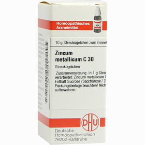 Zincum Metallicum C30 Globuli 10 g - ab 7,25 €