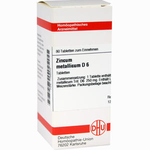 Zincum Metallicum D6 Tabletten 80 Stück - ab 7,80 €
