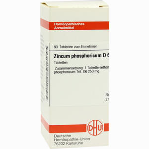 Zincum Phosphoricum D6 Tabletten 80 Stück - ab 0,00 &euro;