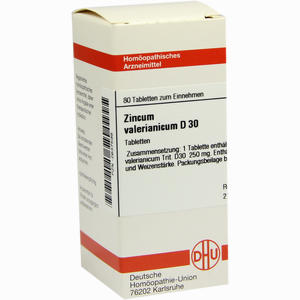 Zincum Valerianicum D30 Tabletten 80 Stück - ab 9,35 €