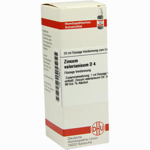 Zincum Valerianicum D4 Dilution 20 ml - ab 9,49 €