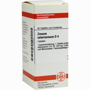 Zincum Valerianicum D4 Tabletten 80 Stück - ab 8,82 €
