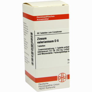 Zincum Valerianicum D6 Tabletten 80 Stück - ab 8,82 €