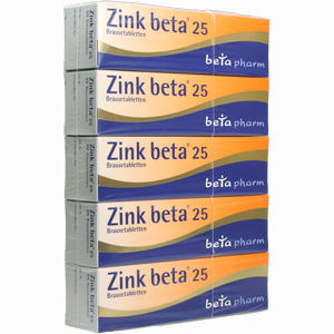 Zink Beta 25 Brausetabletten 100 Stück - ab 13,83 €