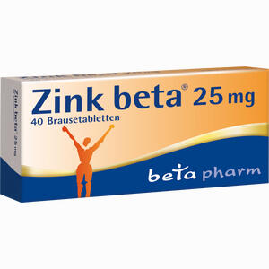 Zink Beta 25 Brausetabletten 40 Stück - ab 5,58 €