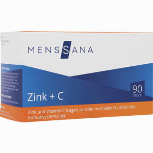 Zink + C Menssana Lutschtabletten 90 Stück - ab 21,59 €