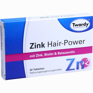 Zink Hair- Power Tabletten 60 Stück - ab 8,71 €