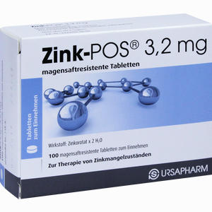 Zink- Pos 3.2mg Tabletten 100 Stück - ab 0,00 &euro;