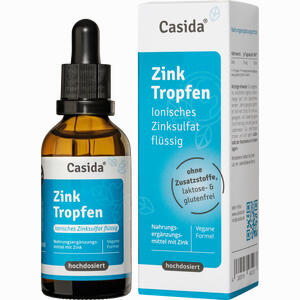 Zink Tropfen - Ionisches Zinksulfat Flüssig 50 ml - ab 11,44 €