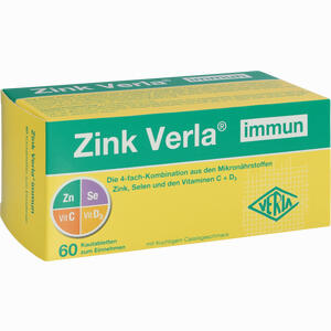 Zink Verla Immun Kautabletten 60 Stück - ab 0,00 &euro;