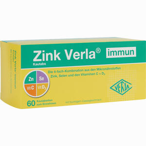Zink Verla Immun Kautabs 60 Stück Zink Verla Immun Kautabs 60 Stück