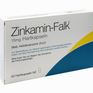 Zinkamin- Falk Kapseln 50 Stück - ab 10,70 €