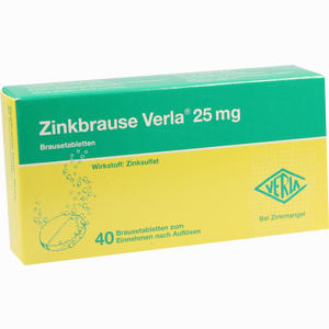 Zinkbrause Verla 25mg Brausetabletten 40 Stück - ab 8,62 €