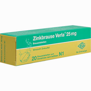 Zinkbrause Verla 25mg Brausetabletten 20 Stück - ab 5,30 &euro;