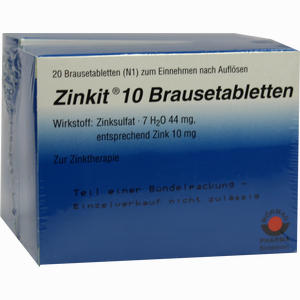 Zinkit 10 Brausetabletten 40 Stück - ab 0,00 &euro;