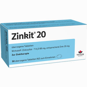 Zinkit 20 Dragees 50 Stück - ab 9,99 €
